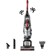 EUREKA Pet Upright Vacuum Cleaner for Home, Bagless Upright Vacuum Cleaner Swivel Steering, Powerful Lightweight Upright Vacuum