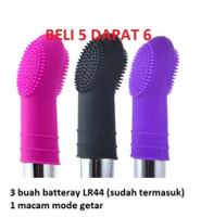 Jual D264 getar otomatis bulu geli ewis toy pria wanita - Hitam Sextoys Acak/Random