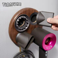 Wooden Hair Dryer Holder Wall Mount for Dyson Supersonic Magnet Bracket Stand Rack Storage Rack for Supersonic Hair Dryer