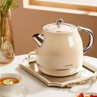 220V Stainless Steel Retro Electric Kettle Household 1.5L Automatic Kettle 1500W Boiling Water Kettle Make Tea Samovar