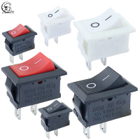 (10pcs) 15mm*21mm, 10mm*15mm Rocker Switch 2 Pin, AC DC Switch, KCD1-101 KCD11-101 - Red/Black, ON/O
