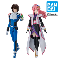 Bandai Spirits S.h.figuarts Mobile Suit Gundam Seed Kira Yamato Lacus Clyne Collectible Model Toys Anime Figure