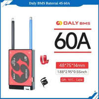 BMS Daly 4S 12V 20A / 60A / 100A Battery Lithium Iron Phospate Lifepo4 BMS DALY 60A