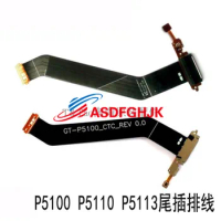 Original FOR Samsung Tablet GT-P5100 Tail Plug Charging Cable Interface P5110 P5113 Microphone Small Board Fully Tested