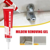 20g Mold Remover Gel Bathroom Mildews Mold Remover for Ceramic Tile Mildews Cleaner Wall Mould Removal Ceramic Tile B03E