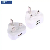 Universal UK Plug 3 Pin Wall Charger Adapter With 1/2 USB Ports Charging For Iphone 11 For Samsung/for Huawei Charging Charger