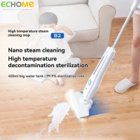 ECHOME Steam Mop Household Handheld Electric High Temperature Nano Steam Disinfection Cleaning Machine Floor Mop Steam Cleaning