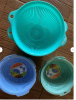 TEMPAT CUCI SAYUR / Baskom + Saringan Yoshikawa