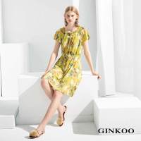 【GINKOO 俊克】熱帶風洋裝