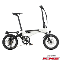 KHS功學社 epony電小馬 16吋8速5段電助力續航60km折疊電動輔助腳踏車-共3色