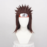 Anime Choji Akimichi Synthetic Hair Cosplay Wig (With A Red Headwear) + Wig Cap