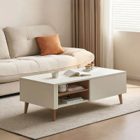 Wooden Side Table Coffee Table TV Cabinet Media Storage Cabinet Modernist Furniture Meja Sisi Meja K