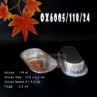 Aluminium Foil Cup OX 6005/118, Klapertart Macaroni Schotel