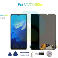 For VIVO X50e Screen Display Replacement 2400*1080 V1930 For VIVO X50e LCD Touch Digitizer