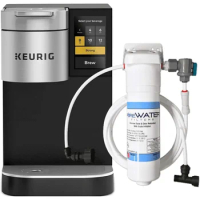 Keurig K2500 Plumbed Single Serve Commercial Coffee Maker and Tea Brewer with Direct Water Line Plumb andKit