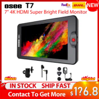 OSEE T7 7 Inch Monitor 1920*1200 Full HD Monitor 3000 Nits Support 4K HDMI Input &amp; Output DSLR Camera Field 3D Lut HDR IPS