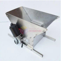 Stainless Steel Electric Grape Crusher Blueberry Mulberry Fruits Juice Press Shredder Red Wine Brewing Manual Grape Crushing