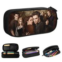 The Twilight Saga Vampire Pencil Case Cute Movie Edward Bella Pen Holder Bags for Student Students School Gifts Pencil Box