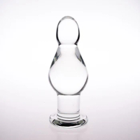 Retail Super Giant Size Self Masturbation Glass Butt Plug/Big Butt Plug/Giant Glass Ass Butt Plug fo