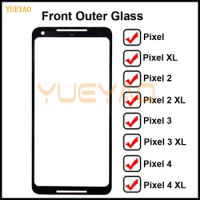 Front Outer Glass For Google Pixel XL Pixel 2 2XL Pixel 3 3XL 3A 3AXL Pixel 4 4XL Touch Panel Touchscreen Glass Lens