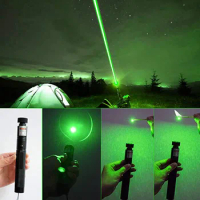 High Power Green Laser Pointer USB Rechargeable Laser light, Suitable For Outdoor Hunting, Hiking, Camping Laser Flashlight