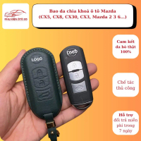 Bao Da Khóa Chìa khóá Mazda CX5, CX8, Mazda 2, Mazda 3, Mazda CX3, Mazda CX30, Mazda 6 (Loại Chìa Dà