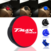 For YAMAHA TMAX-560 TMAX560 TMAX 560 Tech Max 2020 2021 2022 Motorcycle CNC Engine Oil Drain Plug Sump Nut Cover Oil Filler Cap