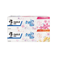 【DARLIE 好來】全亮白星耀牙膏120g(牙齒美白-小蒼蘭/日本晚櫻)
