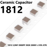 (10pcs) 1812 3.9NF 3900PF 392K 2000V ±10% X7R 4532 SMD Ceramic Capacitor
