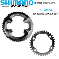Shimano 105 CR-R7000 Chainring 11 Speed For Road Bike Bike Chainring 50-34T 52-36T 53-39T Bicycle Crown 11S Bicycle Accessories