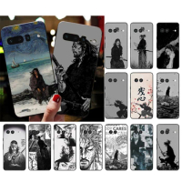 Vagabond Manga Samurai Art Phone Case For Google Pixel 8 7 Pro 7A 7 6A 6 Pro 5A 4A 3A Pixel 4 XL Pixel 5 6 4 3A XL