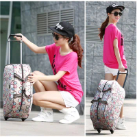 Trolley Bag Trolley Case Business Trip Hand Luggage Bag Men's and Women's Fashion Large-capacity Boarding Case
