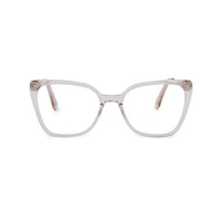 HSF Eyewear Sincere - Clip On | HSF X Mega Iskanti | Frame Kacamata Wanita Transparant Pink