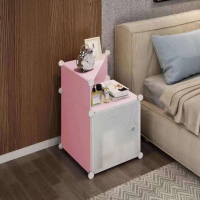 Bedside Wardrobe DIY Magic Wardrobe Cabinet Cube Rack Clothes Storage Bedroom Wardrobe Cabinet Plast