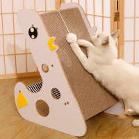 貓抓板 貓咪用品玩具立式卡通鴨貓抓板木質磨抓神器瓦楞紙貓窩一體不掉屑