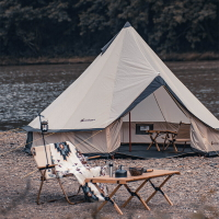 夏諾多吉戶外露營蒙古包帳篷過夜野營防雨大型金字塔印第安帳篷