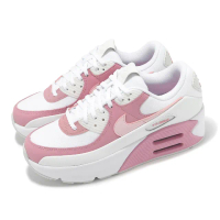 【NIKE 耐吉】休閒鞋 Air Max 90 LV8 女鞋 粉紅 白 氣墊 運動鞋 厚底 增高(FD4328-110)