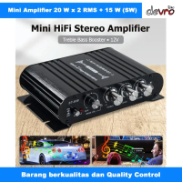 PROMO - AMPLIFIER MOBIL MINI HIFI STEREO BASS BOOSTER 12V - LVPIN LP-838