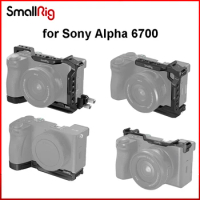 SmallRig Camera Cage Kit for Sony A6700 Half Cage Baseplate &amp; Cold Shoe Mount Plate Studio Expansion Kits for Sony Alpha A6700