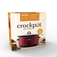 Crockpot 8-Quart Manual Slow Cooker, Rhubarb