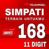 NOMOR CANTIK SIMPATI TELKOMSEL ILUFA 168 RAPIH 11 DIGIT 4G LTE UP TO 5G 0813 2012 168