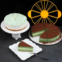 Cake Equal Portion Cutter 10/12 Slices DIY Uniform Cut Cake Slicer Equal Portion Marker Cake Divider Kitchen Utensils
