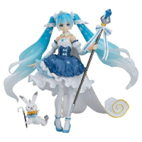 虛擬歌手 Miku 超可動 10周年慶 Figma054雪初音 動漫手辦模型