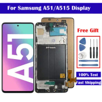 LCD For Samsung A51 Display A51 5G A515 A515F/DSM LCD Display Touch Screen Digitizer For Samsung A51 Screen Replacement Parts