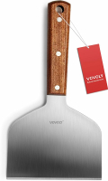 Vovoly Multipurpose Bench Scraper Kitchen Utensil for Flat Top Griddle Dough Scraper Cutter for Brea