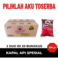 Kopi Kapal Api Spesial Tanpa Gula Kemasan 150 gram - ( HARGA 1 DUS )