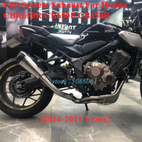 Full System Motorcycle Yoshimura Exhaust Escape For Honda CBR650R CB650F CB650R CBR650F 2014-2020 2021 Carbon Muffler Link Pipe