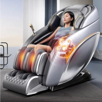 Massage Chair Full Body Zero Gravity 4D Shiatsu Massage Chair Massage Recliner Chair Heated with SL Track Bluetooth Speaker Foot