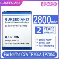 GUKEEDIANZI NEW 2800mAh NBL-46A2300 NBL46A2300 Battery for TP-Link Neffos C7A TP705A TP705C Mobile Phone Batterij + Track NO