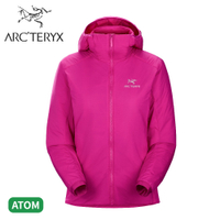 【ARC'TERYX 始祖鳥 女 Atom Hoody化纖連帽外套《鐵克諾紅》】30090/保暖外套/夾克